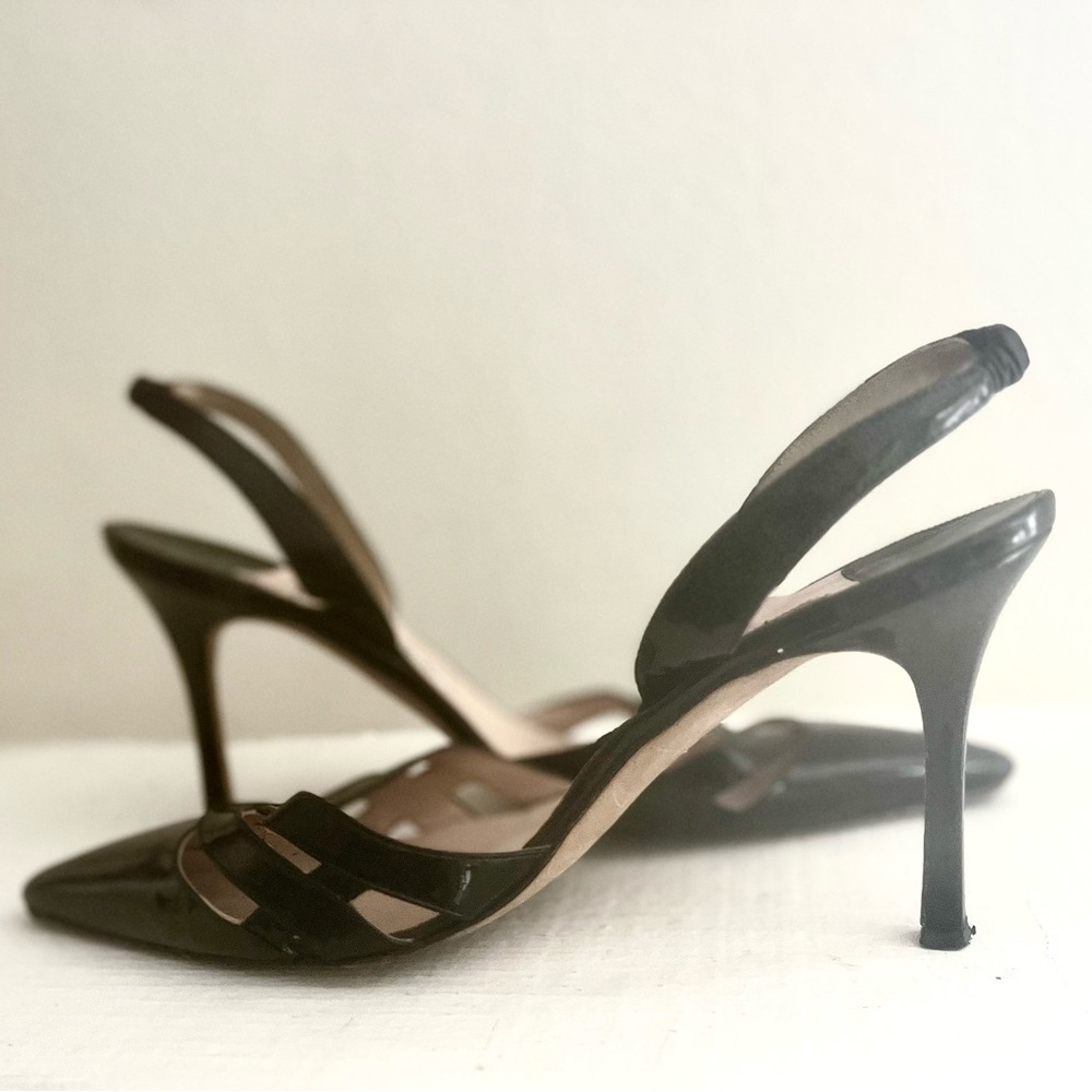 Monolo Blahnik slingback shoes